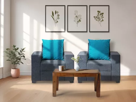 Hugo Twin Single Seater with Coffee Table